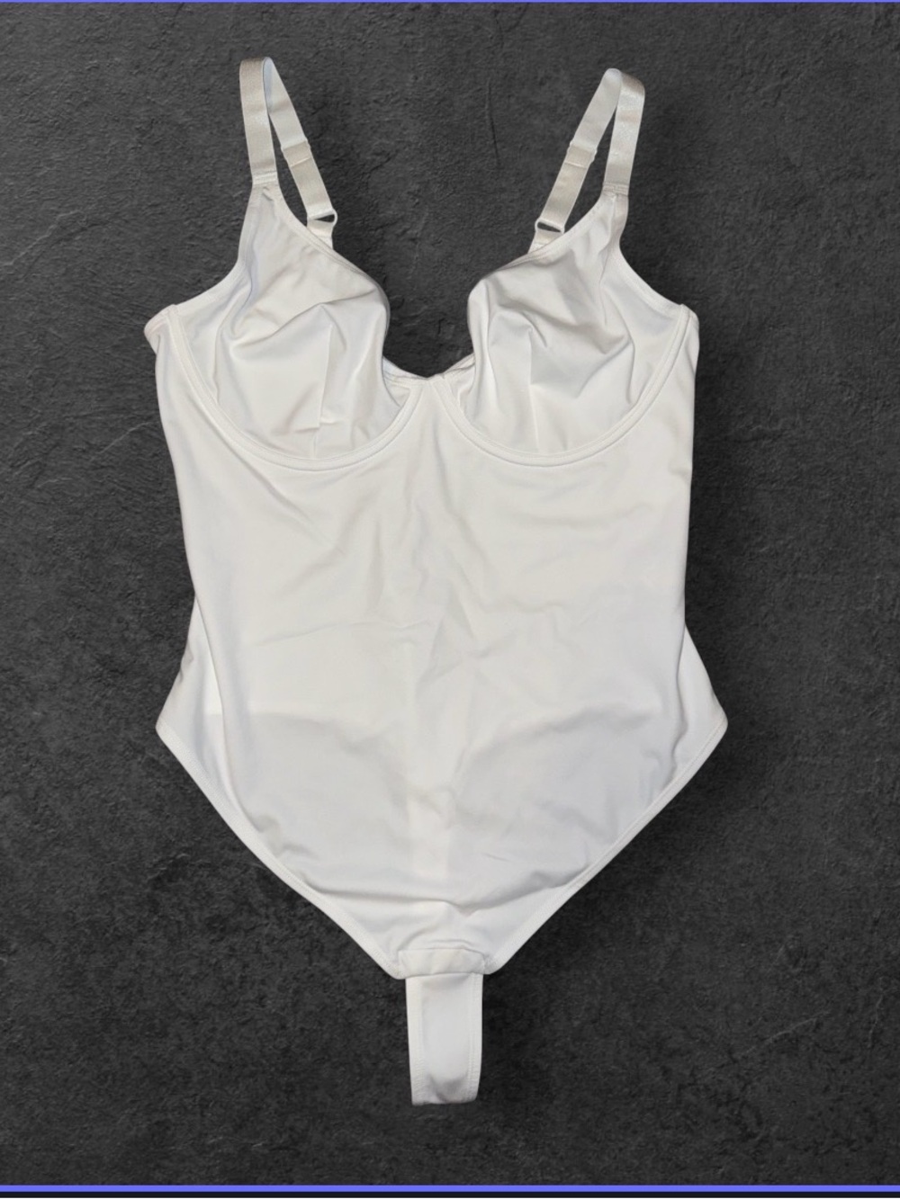 Feelingirl white tummy control Bodysuit